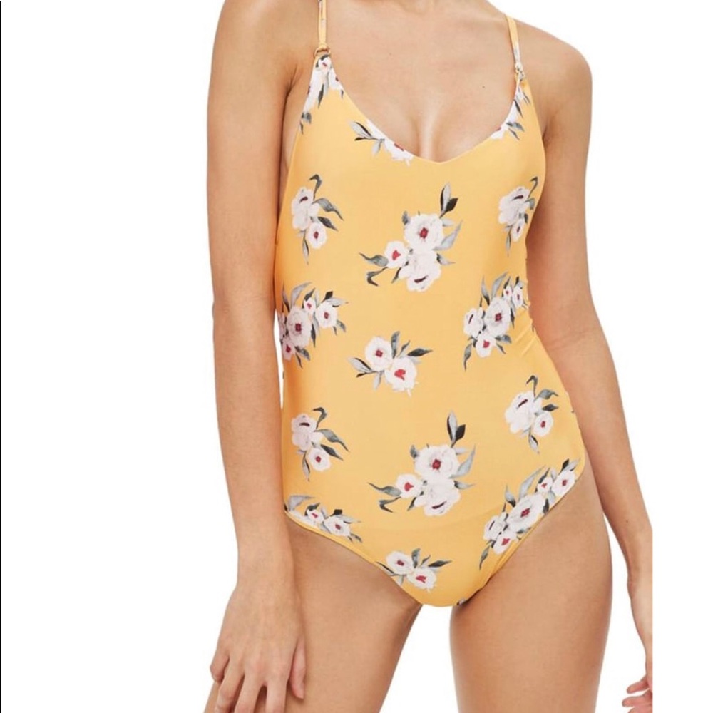 Yellow top shop one piece